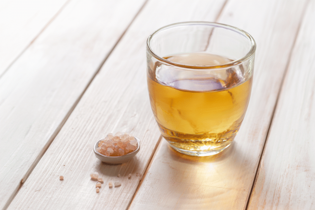 Canaan Honey Recipe Vision Tonic drink with pink salt