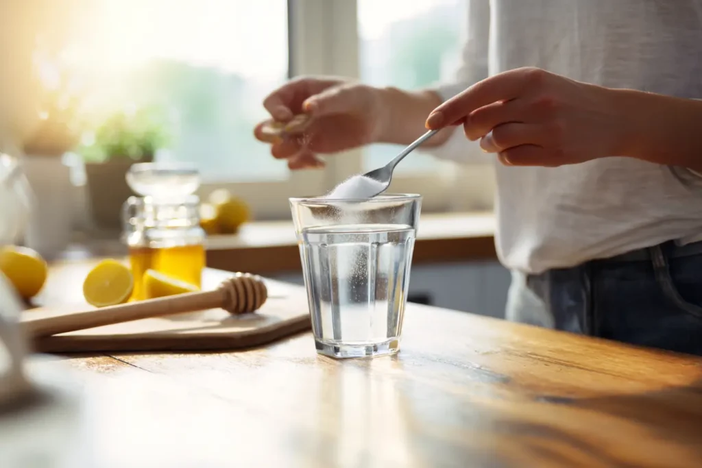 The Ultimate Baking Soda Trick Recipe: A Simple Wellness Hack 2 baking soda trick recipe preparation step 1